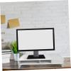 Cabilock 1pc Ergonomic Monitor Riser Drawer for Home Office Space-Saving Desktop Shelf to Elevate Laptop Organize Supplies Reducing Neck Strain and Enhancing Productivity view 2