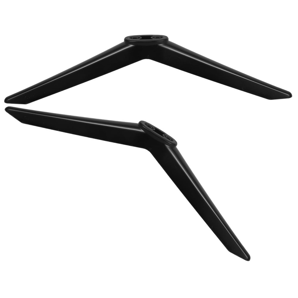 Unomor 1pair Tv Pedestal Legs Screws Tabletop Stand for LCD Led Televisions Sturdy Base for Home Office and Bedrooms Elegant Minimalist Design Easy Installation
