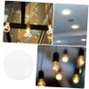 KONTONTY 2pcs Half Pc Lamp Shade Covers Anti-Fog Diffuser for Led Bulbs Easy Installation Light Covers for Ceiling Lights Protects Bulbs and Extends Lifespan view 3
