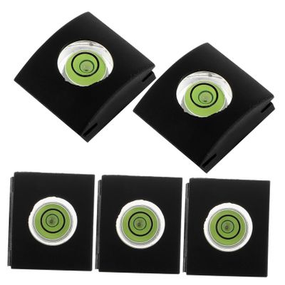 Housoutil 5pcs Hot Shoe Mount Protector Spirit Level for Camera Flashlight Hot Shoe Covers for Camera Ensuring Stability and Precision