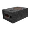 HAPINARY Car Audio Speaker Box Enclosure Slim Design for Enhanced Sound Quality Construction for Vehicle Audio Modifications view 1