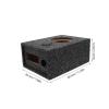 HAPINARY Car Audio Speaker Box Enclosure Slim Design for Enhanced Sound Quality Construction for Vehicle Audio Modifications view 2