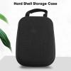 Zopsc Portable Storage Case with Handle and Mesh Pouch, EVA Nylon Hard Shell Storage Case Compact Organizer. Black view 3