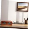 CIYODO Monitor Stand Storage Wooden Desk Shelf Office Desk Accessory Monitor Riser for Laptop view 4