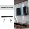 CIYODO 1set Tv Wall Mount Bracket for Tvs Space-Saving Holder Robust Security and Easy Installation for Living Room and Office Use view 4