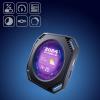 2.1inch USB Monitor, DIY Dynamic Theme Water Cooler Screen, Desktop RGB Ambient Screen, RGB GPU CPU Temperature Display, Real Time Data Monitoring (Black) view 3