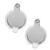 DirectNine Basics 2pcs Copper Peephole Covers for Front Door Privacy Accessory Easy Installation Protection Against Unwanted Viewing for Home Security view 1