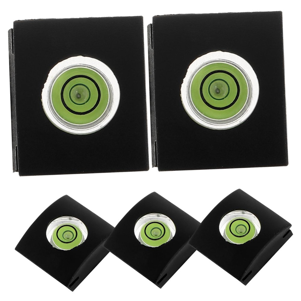 Angoily 5pcs Camera Stabilizer Built Flashlight and Level Hot Shoe Mount Protectors for Dslr Camera Easy Installation