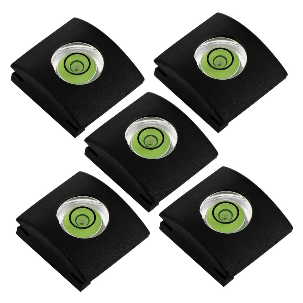 DOITOOL 5pcs Digital Camera Stabilizer Hot Shoe Covers Plastic Flashlight Leveler for Camera Leveling Protection