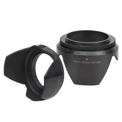 2pcs Petal Lens Hood for 62mm Camera - Light & Damage for Photography
