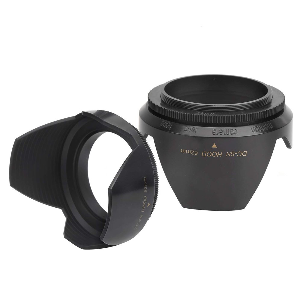 2pcs Petal Lens Hood for 62mm Camera - Light & Damage for Photography