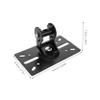 ARTIBETTER Heavy Duty Speaker Mount Bracket for Ceiling and Wall Compatibility Easy Installation for Surround Sound and Bookshelf Speakers Stable Screw Rod Design view 2