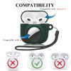 2 in 1 Silicone Case Compatible with AirPod 4 and Tracker Tag, Anti-Scratch Anti-Lost Protective Skin Cover for AirPods 4th Generation with 2 PCS TPU Screen Protector&Lanyard view 3