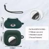 2 in 1 Silicone Case Compatible with AirPod 4 and Tracker Tag, Anti-Scratch Anti-Lost Protective Skin Cover for AirPods 4th Generation with 2 PCS TPU Screen Protector&Lanyard view 4