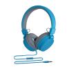 AsrMyjcx Wired Headset Over Ear Headphone Students Listening Music Gaming with 3.5mm Audio Jack Office Lightweight Home,Professional, Blue view 1