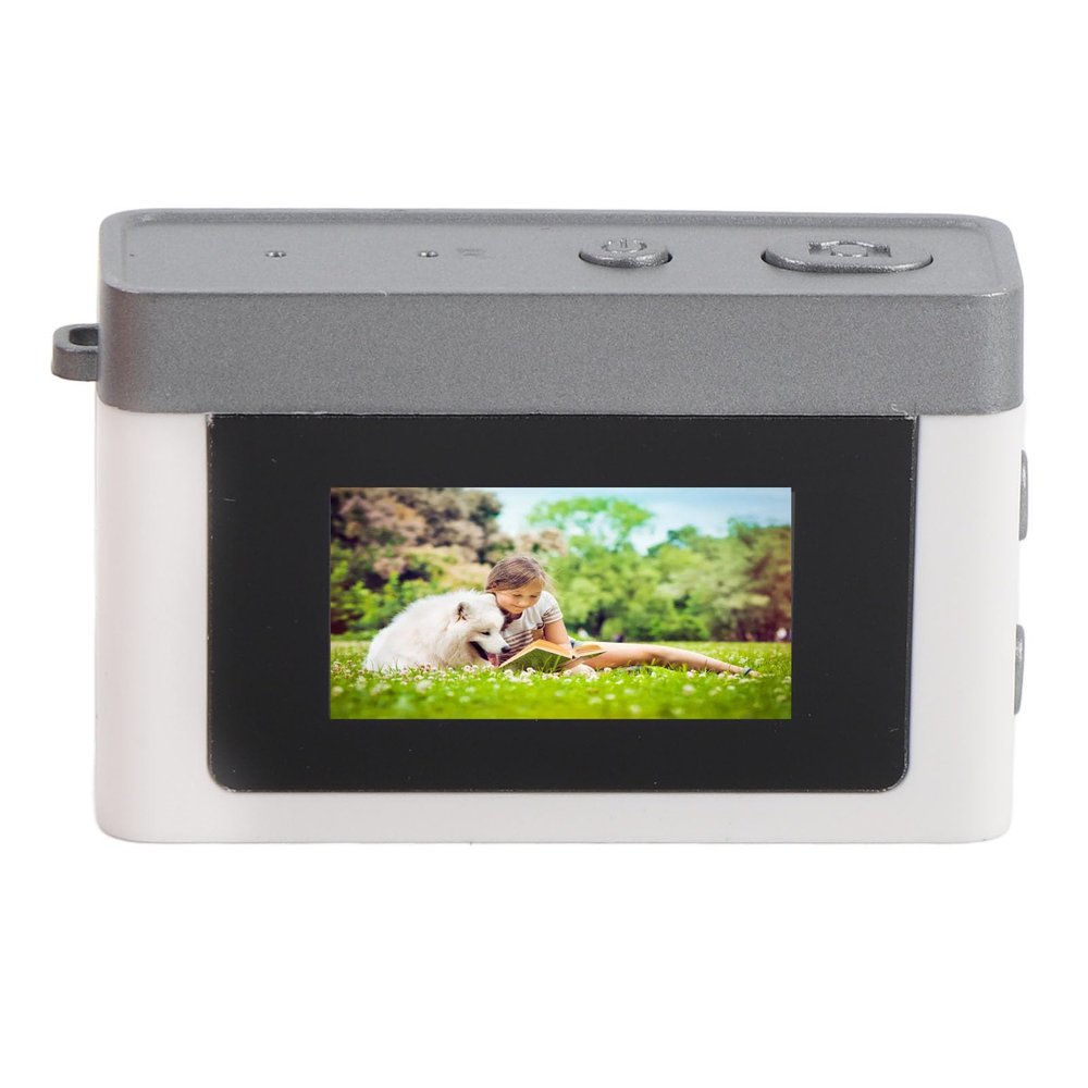 1080P Digital Camera, 0.96in Travel Compact Camera, Autofocus Vlogging Camera, 16X Zoom Photography Camera for Kids, Teens, Adults (White)