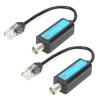 1 Pair 10/100Mbps Passive IP Network Coaxial Transmitter+Receiver for IP NVR Camera view 1