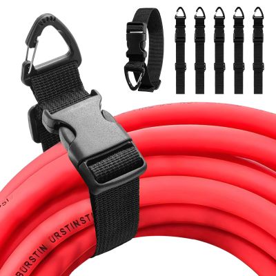 6PCS Extension Cord Holder 17.7 Inch Extension Cord Organizer Heavy Duty Adjustable Electric Cord Organizers for Home Garage Organization Workshop Durable Cord Storage Management System