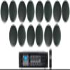 Rockville Bundle: RCS180-6 180 Watt 6-Zone 70V Amplifier Bundle with (7) Pairs of CC65T Black 6.5" Commercial 70V Ceiling Speakers (8 Items) view 1