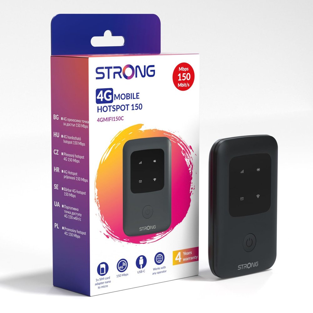 Strong 4GMIFI150C Hotspot Porttil 4G LTE 150Mbit/s