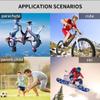 Mini Action Camera 1080P HD, Magnetic Mounting Sports Camera with Anti-Shaking, Helmet & Bike Mount, Waterproof DV Camcorder for Outdoor Adventures, Cycling, and Travel (Blaack,add 8gb card) view 4