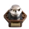 QXCIVR Plastic Mi/ni Push Knob Lock Diameter 20mm RV/Caravan/Boat/Motor Home/Cupboard ZS01 G(Bn) view 1