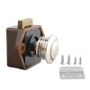 QXCIVR Plastic Mi/ni Push Knob Lock Diameter 20mm RV/Caravan/Boat/Motor Home/Cupboard ZS01 G(Bn) view 4