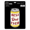 Best Dad Ever Adhesive Vinyl Decal - Fun Dad Sticker for Car, Window, or Laptop - Perfect for Fathers Day Gifts view 1
