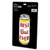 Best Dad Ever Adhesive Vinyl Decal - Fun Dad Sticker for Car, Window, or Laptop - Perfect for Fathers Day Gifts view 2