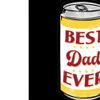 Best Dad Ever Adhesive Vinyl Decal - Fun Dad Sticker for Car, Window, or Laptop - Perfect for Fathers Day Gifts view 4