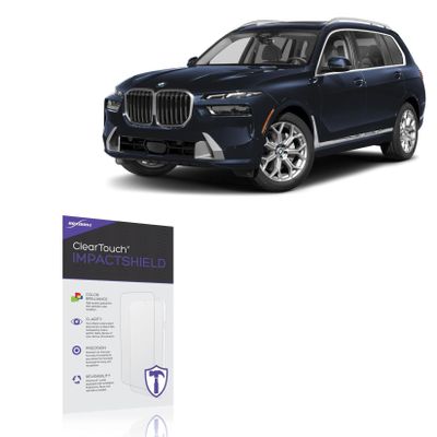 BoxWave Screen Protector Compatible with BMW 2025 X7 M60i Infotainment Display (14.9 in) - ClearTouch ImpactShield (2-Pack), Impenetrable Screen Protector Flexible Film