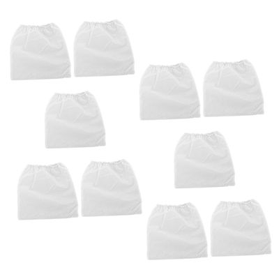 10pcs White Non Woven Nail Dust Collector Bags for Salon Use