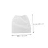 10pcs White Non Woven Nail Dust Collector Bags for Salon Use view 2