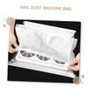10pcs White Non Woven Nail Dust Collector Bags for Salon Use view 3