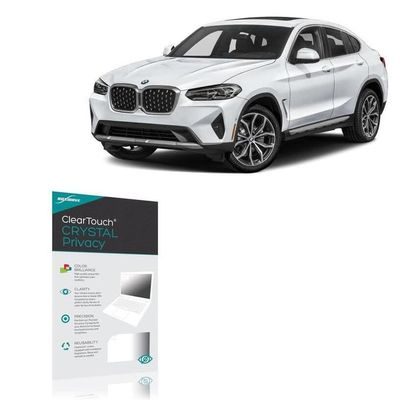 BoxWave Screen Protector Compatible with BMW 2025 X4 M40i Infotainment Display (12.3 in) - ClearTouch Crystal Privacy (2-Pack), Privacy Screen Protector Flexible Film Clear