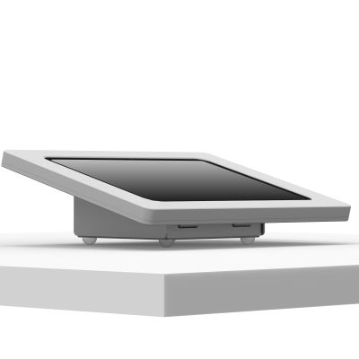 VidaMount Light Grey Exposed Rear Camera Enclosure and Fixed Tilted 15 Desk/Surface Mount [Bundle] Compatible with iPad Pro 13" (M4)