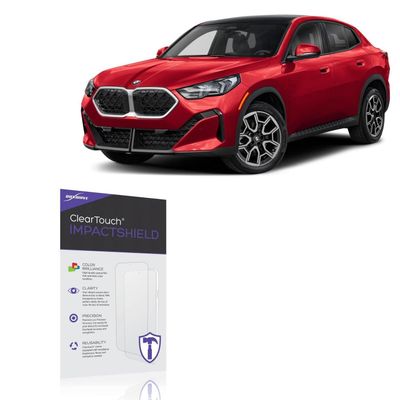 BoxWave Screen Protector Compatible with BMW 2025 X2 xDrive28i Infotainment Display (10.7 in) - ClearTouch ImpactShield (2-Pack), Impenetrable Screen Protector Flexible Film