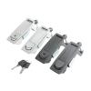QXCIVR MS606 Metal Box Button Bounce Lock Air Compressor High Pressure Boiler Locks Cabinet Lock(Chrome no Key) view 3