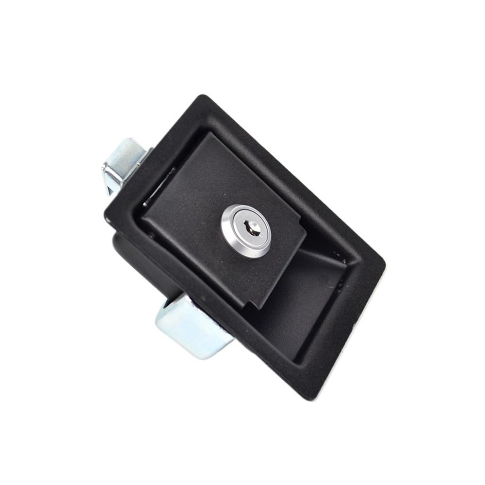 QXCIVR ,MS866-4 Pull Panel Cabinet Lock,84x68mm,MS738, Black,Box/Auto car Box Lock,Industrial Cabinet Lock