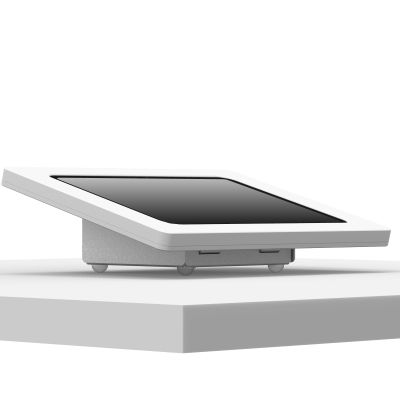 VidaMount White Enclosure and Fixed Tilted 15 Desk/Surface Mount [Bundle] Compatible with iPad 10.9" (10th Gen) & iPad 11" (A16)