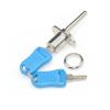 QXCIVR Cabinet Drawer Lock for Mailbox Tool Box File Cabinets with 2 Folding Keys DIY Furniture Hardware H(56905 Pack of 1) view 3