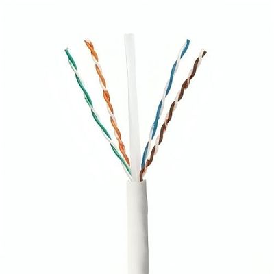 09BT-E6EA4-9 UTP 23/4 CAT6e CMR Cable, PVC, 1000', White