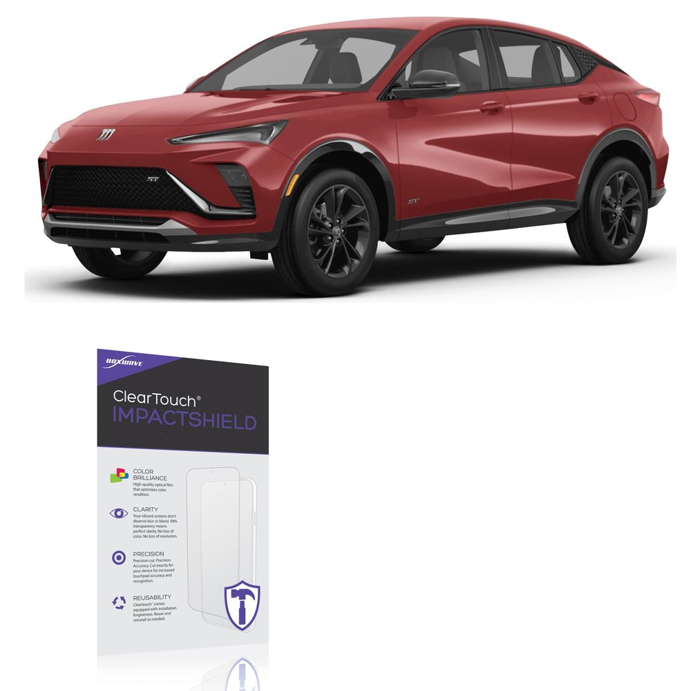 BoxWave Screen Protector Compatible with Buick 2025 Envista Ultrawide Infotainment Display (11 in) - ClearTouch ImpactShield (2-Pack), Impenetrable Screen Protector Flexible Film