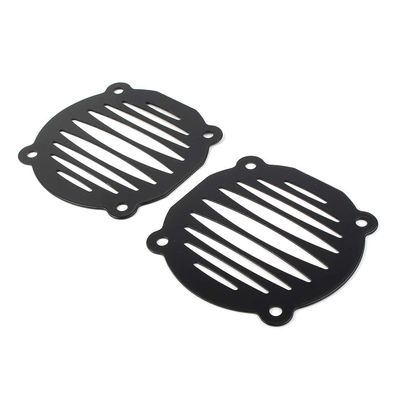 BACAR Cnwaga3 Motorcycle Fairing Speaker Grill Covers Front Speaker Grill for Harley -Davidson FLHT Models 2000-2013 Black
