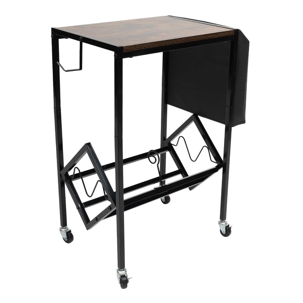 fvscgjmwp Double-Layer Wrought Iron Vinyl Record Holder/CD Holder, Record Storage Holder