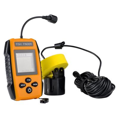 TsoLay Handheld Fish Finder, Electronic Fish Detector with Transducer and LCD Display, Fish Finder Device, Direct Distinction Between Big and Small Fish, for Kayak Boat Ice Fishing