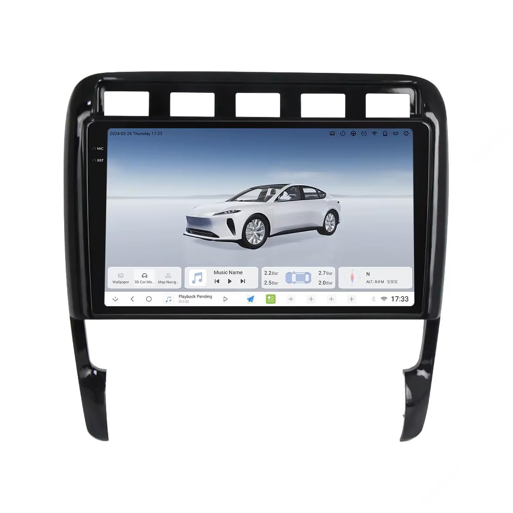 MekedeTech DUDUAUTO DUDU6 Android Screen for Porsche Cayenne 2002-2010 Car Radio 9.5 inch Head Unit,8G RAM 128GROM