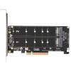 2 X4 Full Channel NVMe SSD, PCIE 3.0 4.0 M Key Adapter Card NVMe SSD to PCIE X8 for Hard Drive Expansion, PH45 M.2 Adapter, Upgrade Your Hard Disk with 2 x 32Gbps (ph45) view 4