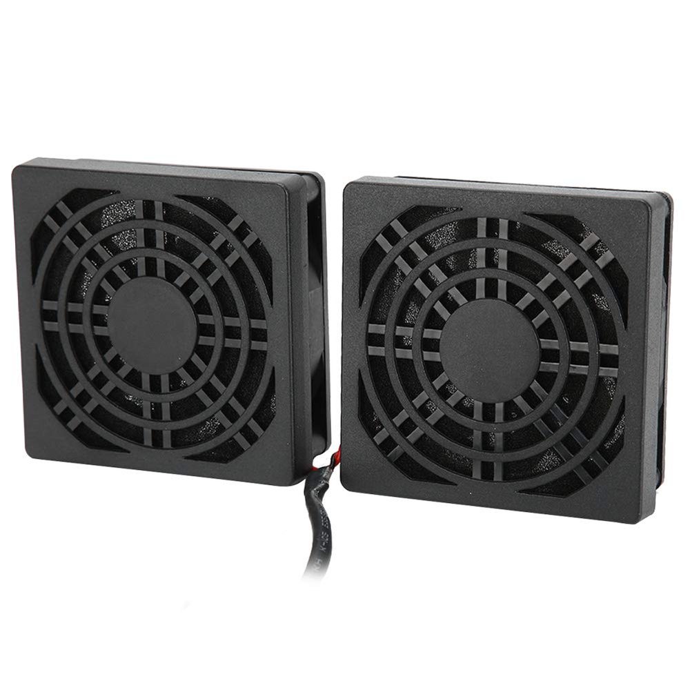 Computer Router Fan, 5V USB Power Cooling Fan with Dust Cover Heat Dissipation Tool for Router
