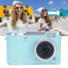 Digital Camera for Photography, 1080P 48MP Vlogging Camera with 2.4 Inch 180 Flip Screen, 8X Digital Zoom Compact Retro Camera (Green) view 2